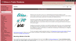Desktop Screenshot of ethicsinpr.wikispaces.com