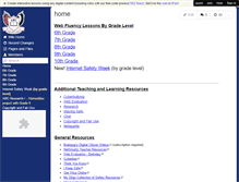 Tablet Screenshot of abcwebliteracy.wikispaces.com