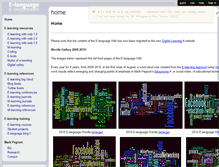 Tablet Screenshot of e-language.wikispaces.com