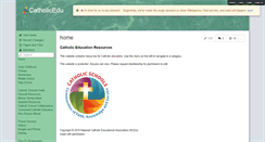 Desktop Screenshot of catholicedu.wikispaces.com