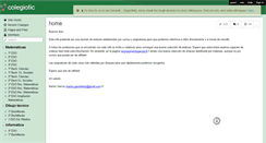 Desktop Screenshot of colegiotic.wikispaces.com
