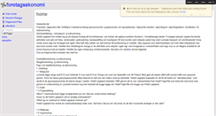 Desktop Screenshot of foretagsekonomi.wikispaces.com