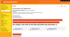 Desktop Screenshot of gavilanpeakbands.wikispaces.com