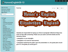 Tablet Screenshot of honorsenglish09-10.wikispaces.com