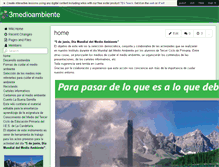 Tablet Screenshot of 3medioambiente.wikispaces.com