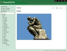 Tablet Screenshot of filosofi3sta.wikispaces.com