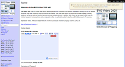 Desktop Screenshot of evovideo08.wikispaces.com