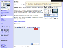 Tablet Screenshot of evovideo08.wikispaces.com