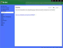 Tablet Screenshot of fs-tec.wikispaces.com