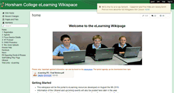 Desktop Screenshot of hc-elearning.wikispaces.com