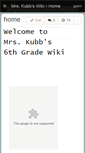 Mobile Screenshot of kubbreads.wikispaces.com