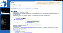 Desktop Screenshot of huskieprojectphysics.wikispaces.com