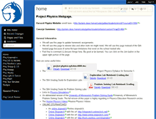 Tablet Screenshot of huskieprojectphysics.wikispaces.com