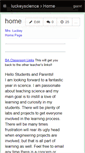 Mobile Screenshot of luckeyscience.wikispaces.com