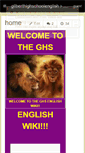 Mobile Screenshot of gilberthighschoolenglish.wikispaces.com