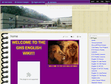 Tablet Screenshot of gilberthighschoolenglish.wikispaces.com