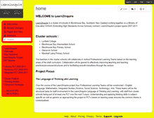 Tablet Screenshot of learn2inquire.wikispaces.com