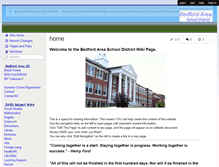 Tablet Screenshot of bedfordasd.wikispaces.com