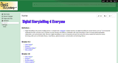 Desktop Screenshot of digitalstorytelling4everyone.wikispaces.com