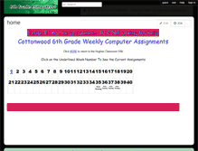 Tablet Screenshot of hughes6computers.wikispaces.com