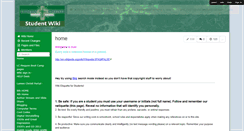 Desktop Screenshot of lcstudentwiki.wikispaces.com