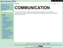 Tablet Screenshot of enriquem12bio.wikispaces.com