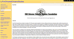 Desktop Screenshot of forchicanachicanostudies.wikispaces.com