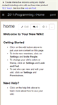 Mobile Screenshot of 2011-programming.wikispaces.com
