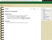 Tablet Screenshot of 2011-programming.wikispaces.com