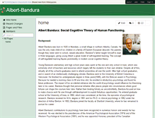 Tablet Screenshot of albert-bandura.wikispaces.com