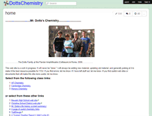 Tablet Screenshot of dottschemistry.wikispaces.com