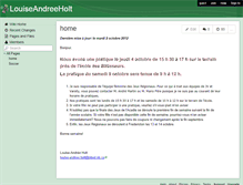 Tablet Screenshot of louiseandreeholt.wikispaces.com