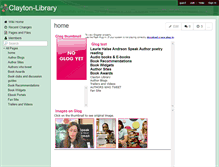 Tablet Screenshot of clayton-library.wikispaces.com