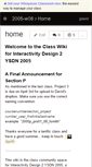 Mobile Screenshot of 2005-w08.wikispaces.com