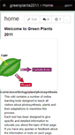 Mobile Screenshot of greenplants2011.wikispaces.com