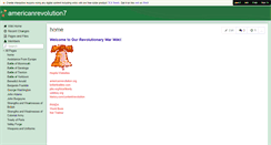 Desktop Screenshot of americanrevolution7.wikispaces.com