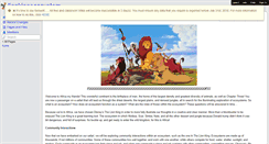 Desktop Screenshot of lionkingecosystem.wikispaces.com