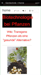 Mobile Screenshot of gentechnik.wikispaces.com
