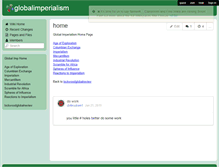 Tablet Screenshot of globalimperialism.wikispaces.com