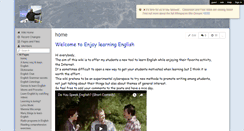Desktop Screenshot of enjoylearningenglish.wikispaces.com