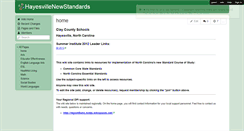 Desktop Screenshot of hayesvillenewstandards.wikispaces.com