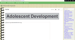 Desktop Screenshot of adolescentdevelopment1.wikispaces.com