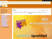 Tablet Screenshot of conectarigualdad.wikispaces.com