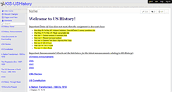 Desktop Screenshot of kis-ushistory.wikispaces.com