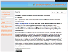 Tablet Screenshot of enterpriseskillsuniversityofhull.wikispaces.com