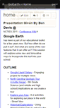 Mobile Screenshot of goearth.wikispaces.com