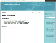 Tablet Screenshot of admon-restaurantes.wikispaces.com