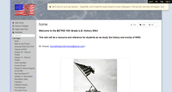 Desktop Screenshot of bcths-us-history.wikispaces.com