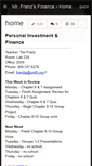 Mobile Screenshot of franzfinance.wikispaces.com