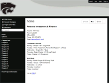 Tablet Screenshot of franzfinance.wikispaces.com